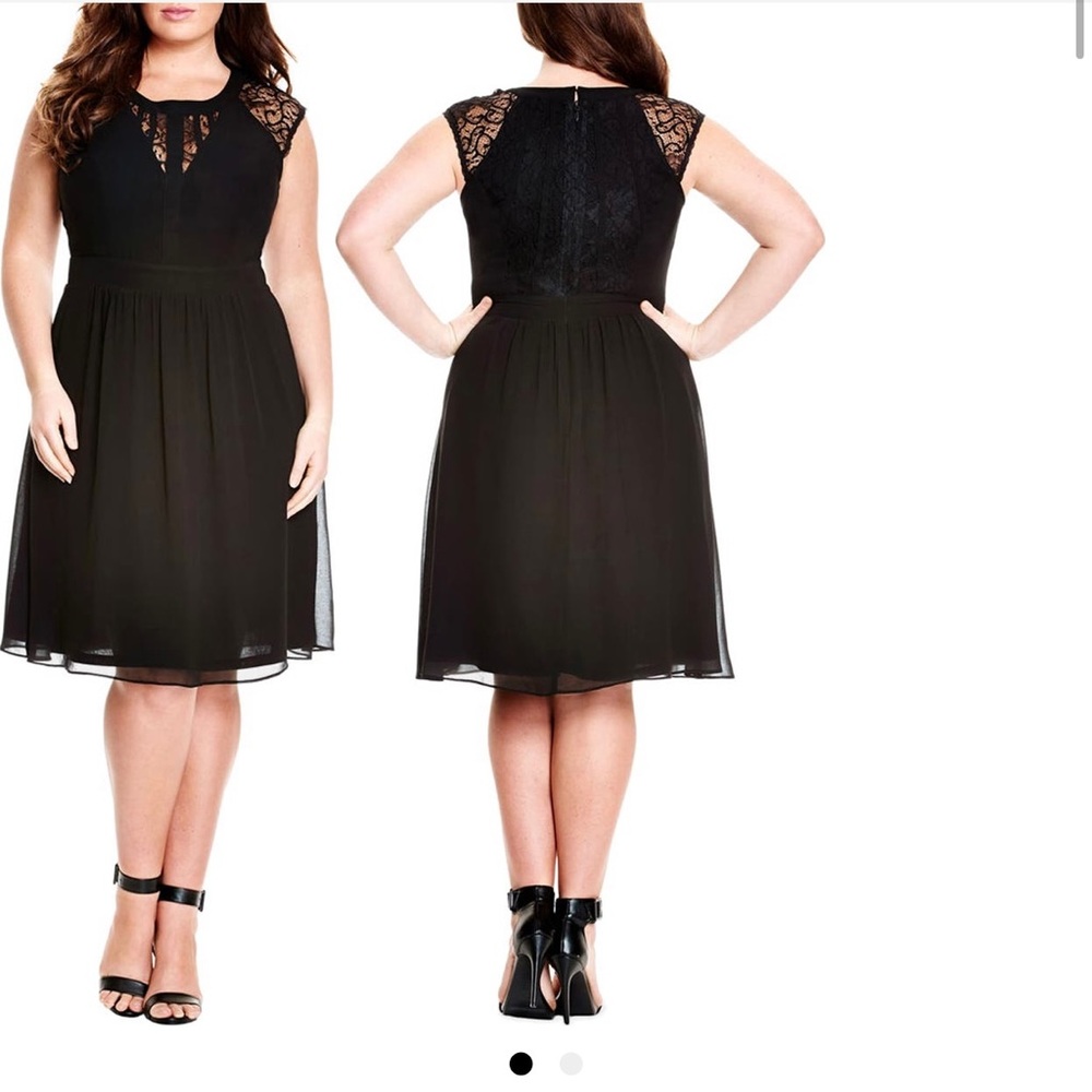 City Chic lace accent dress from Nordstrom